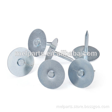 Air duct insulation weld pins